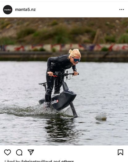 Hydrofoil Electric Bike
