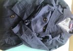 Trench navy coat Mac style