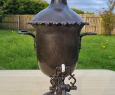 A nineteenth-century samovar (bamberka / urn for tea and hot water)