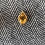 9 Carat Yellow Gold Large Citrine Pendant Image 2