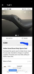 indian scout seat
