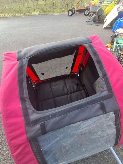 Trixie bicycle trailer for large dog and buggy conversion
