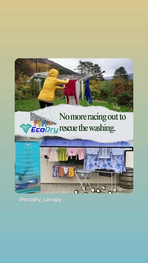 EcoDry Canopy Clothes Line