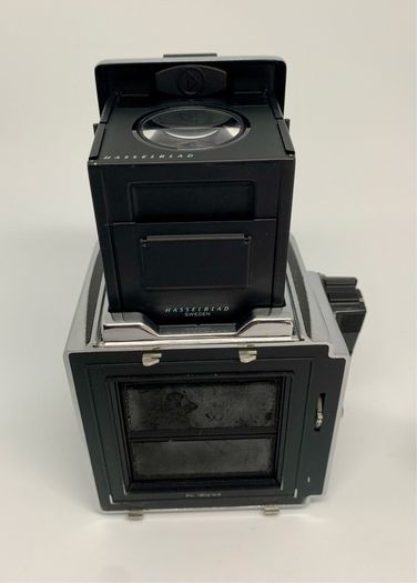 Hasselblad 500 cm vintage medium format film camera and A12 film back