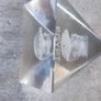 Glass Egypt Pyramid Clear Glass Ornaments AS PAPER WEIGHT. Image 4