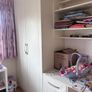 White Fitted Bedroom Wardrobes with Desk & Shelving Image 3