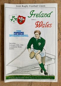 Very Rare 1986 Ireland v Wales - Five Nations Programme