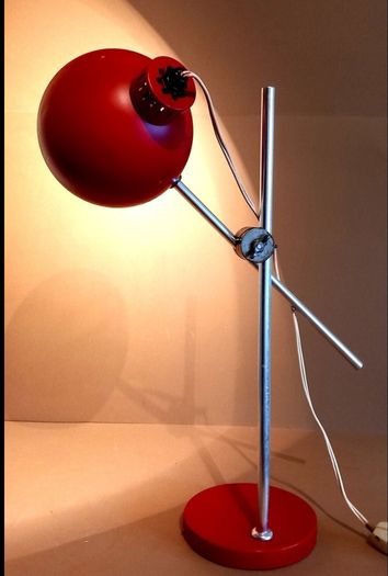Space age crane lamp
