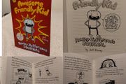 Diary of an awesome friendly kid by Jeff Kinney HARDBACK