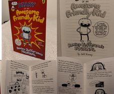 Diary of an awesome friendly kid by Jeff Kinney HARDBACK