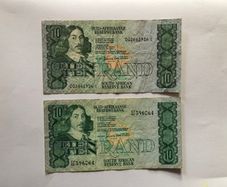 South Africa 10 Rand Notes
