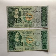 South Africa 10 Rand Notes