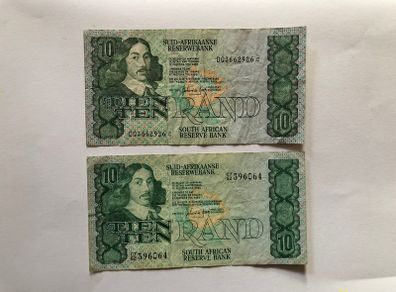South Africa 10 Rand Notes