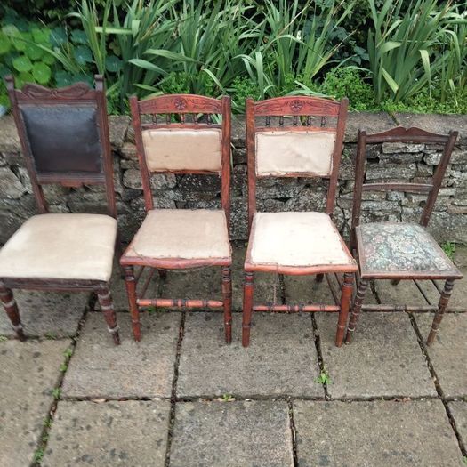 4 Antique Chairs