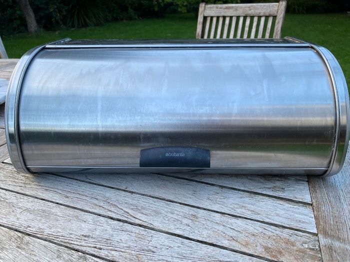 Brabantia stanless steel bread bin