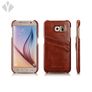 S6 Vintage Leather Back Cover With Card Slots Image 8