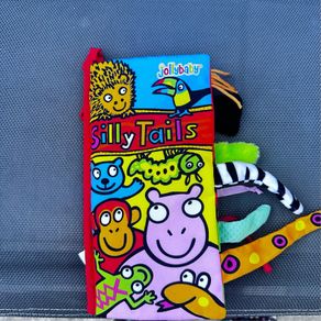 jollybaby soft book Brand New Silly Tails