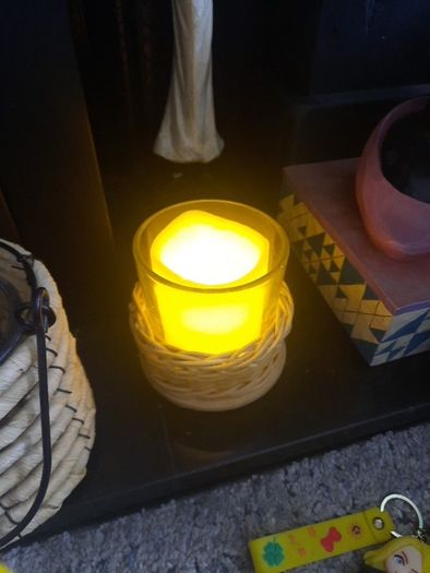 Pillar candle holder