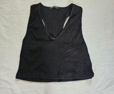 Zara Black Crop Top