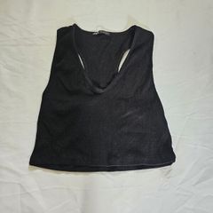 Zara Black Crop Top