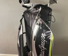 Clubs and bag
