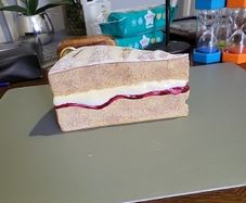 Slice of cake money box