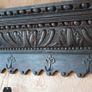 Antique French Carved Oak Wall Coat Rack Image 3