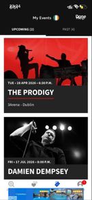 2 standing the prodigy tickets