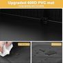 Rabbit Run, Hamster Playpen with Waterproof Bottom Liner, Small Animal Cage for Guinea Pig, Turtle, Hedgehog,Kitten Gerbil, Pet Fence for Indoor and Outdoor (Black with Cover) Image 5