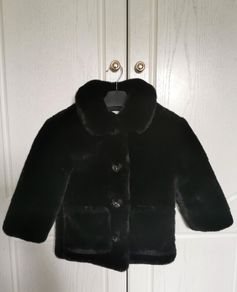 Girl's faux fur coat size 4-5
