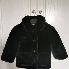 Girl's faux fur coat size 4-5