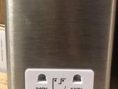 Brushed Steel Shaving Socket
