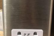 Brushed Steel Shaving Socket