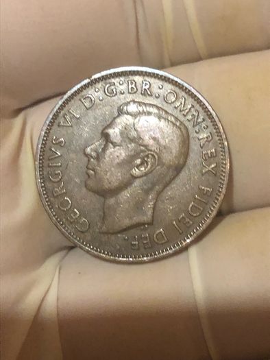 George VI half penny  x 36 Pictures
