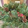 Small Christmas Wreath with Battery Lights Image 5