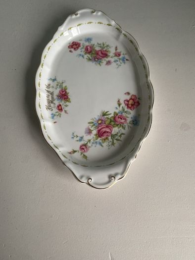 Reduced Royal Albert Flowers of the month dish