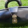 Vintage Black Leather Doctor's Bag Image 2