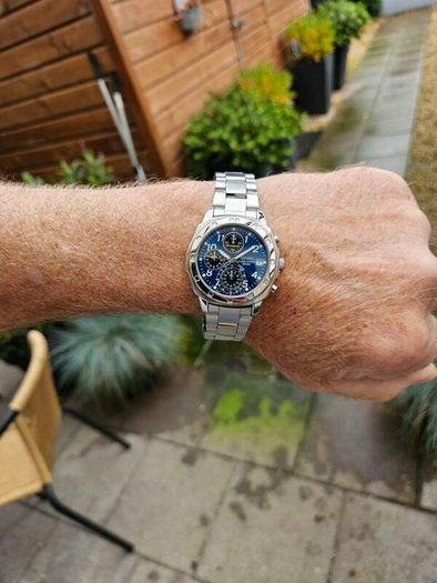Watch Seiko Chronograph.