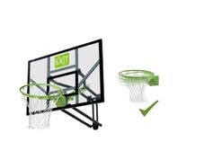EXIT Galaxy wall-mounted basketball backboard with dunk hoop