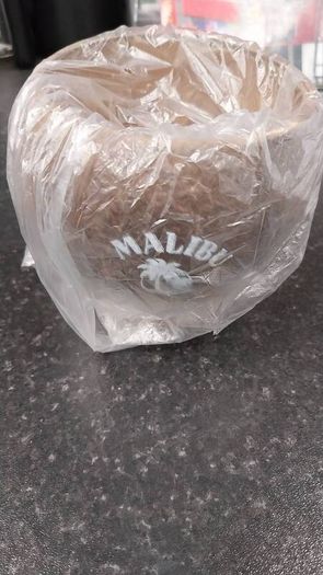 Malibu coconut cocktail cups.[box of 6]