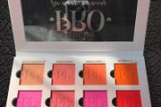 P.Louise PRO Pink Peach Blush Palette 8 Shade Makeup Palette Festival Glam