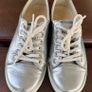 ECCO LEATHER SHOES. Ladies. EU 39 UK 6.   Colour Muted Aluminium Silver. Total comfort. 120 euro new. In very good lightly used condition. Image 6