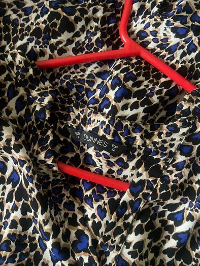 Leopard print blouse size 14
