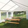 Gazebo Marquee 6 X 4 M, 100% Waterproof, With 4 Side Walls Image 10