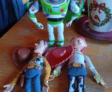 Buzzlightyear Jessie and Woody