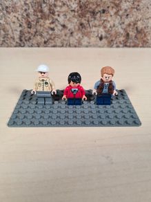 Lego Jurassic World Minifigures Hudson Harper Owen Grady Park Worker From Set 75934