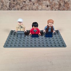 Lego Jurassic World Minifigures Hudson Harper Owen Grady Park Worker From Set 75934