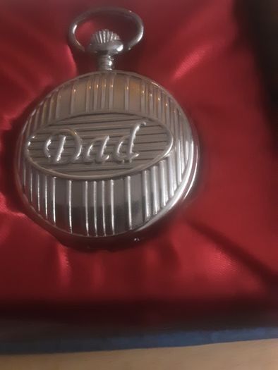 Pocket Watch with DAD Design .. FINAL Price Drop