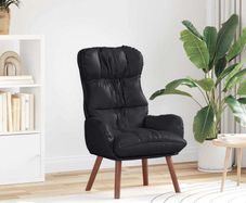 Armchair Black  Artificial Leather