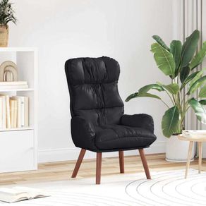Armchair Black  Artificial Leather